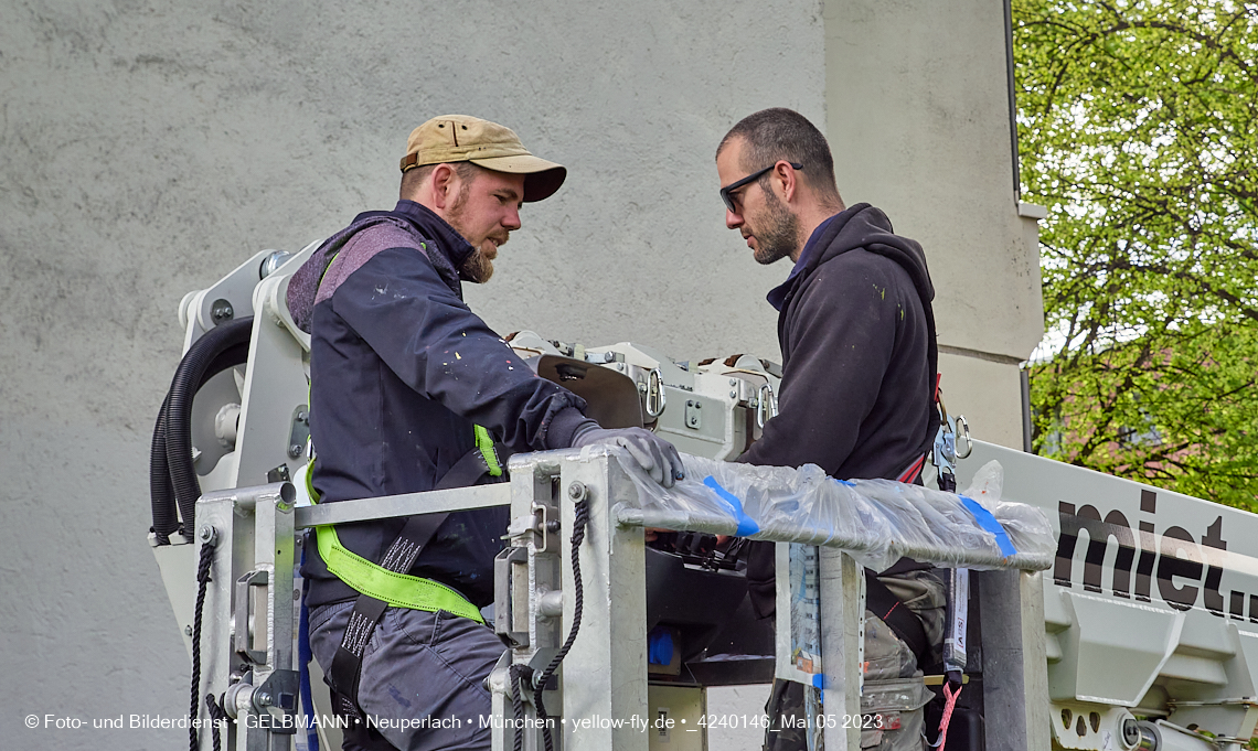 05.05.2023 - Graffiti am Karl-Marx-Ring 75 in Neuperlach